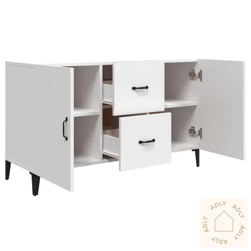 Skjenk Hvit 100X36X60 Cm Konstruert Tre