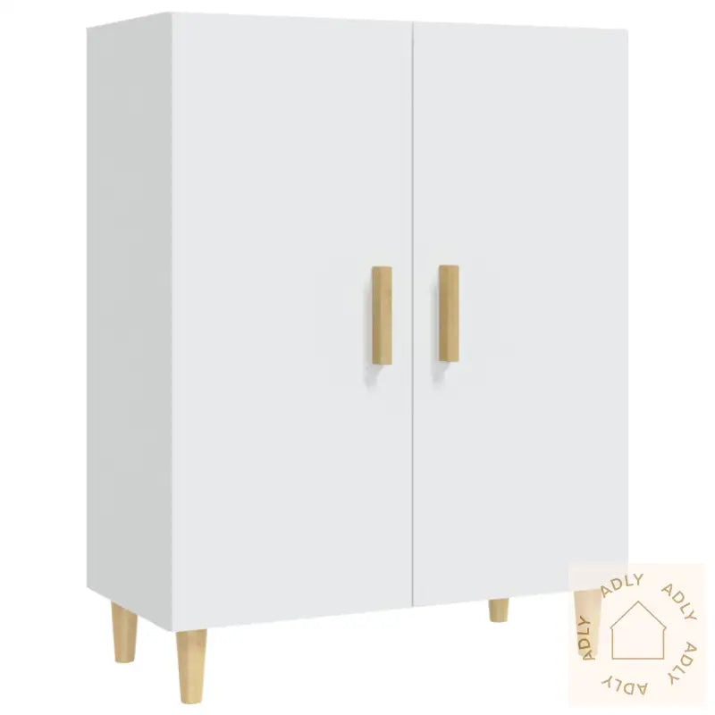 Skjenk Hvit 70X34X90 Cm Konstruert Tre
