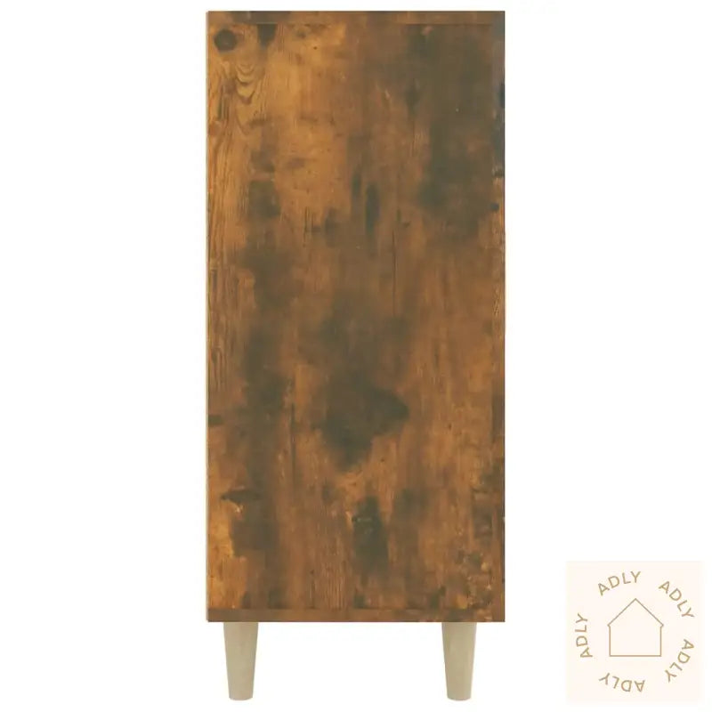 Skjenk Røkt Eik 90X34X80 Cm Konstruert Tre