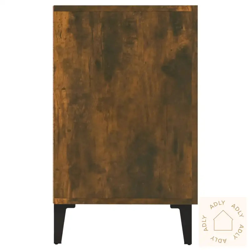 Skjenk Røkt Eik 100X36X60 Cm Konstruert Tre