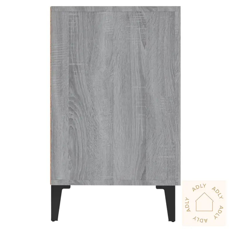 Skjenk Grå Sonoma 100X36X60 Cm Konstruert Tre