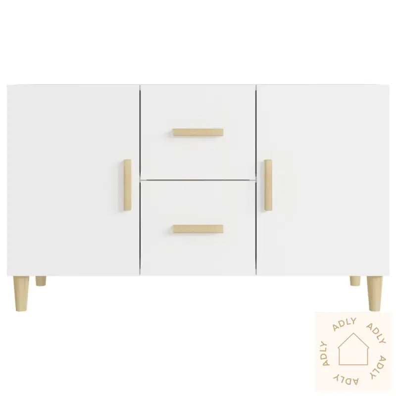 Skjenk Hvit 100X36X60 Cm Konstruert Tre