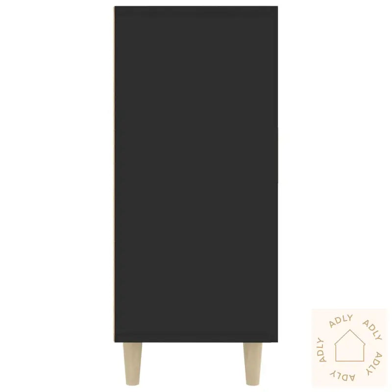 Skjenk Svart 90X34X80 Cm Konstruert Tre