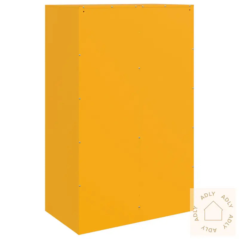 Skjenk Sennepsgul 67X39X107 Cm Stål