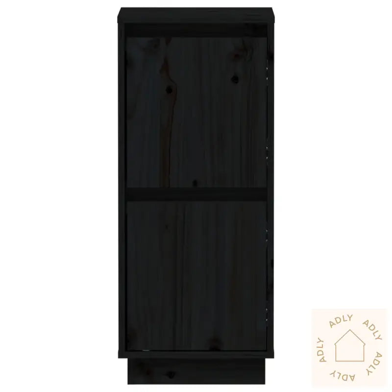 Skjenker Svart 2 Stk 31,5X34X75 Cm Heltre Furu