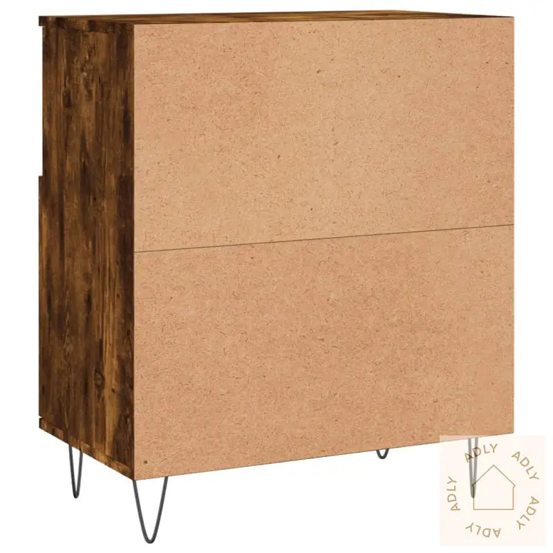 Skjenk Røkt Eik 60X35X70 Cm Konstruert Tre