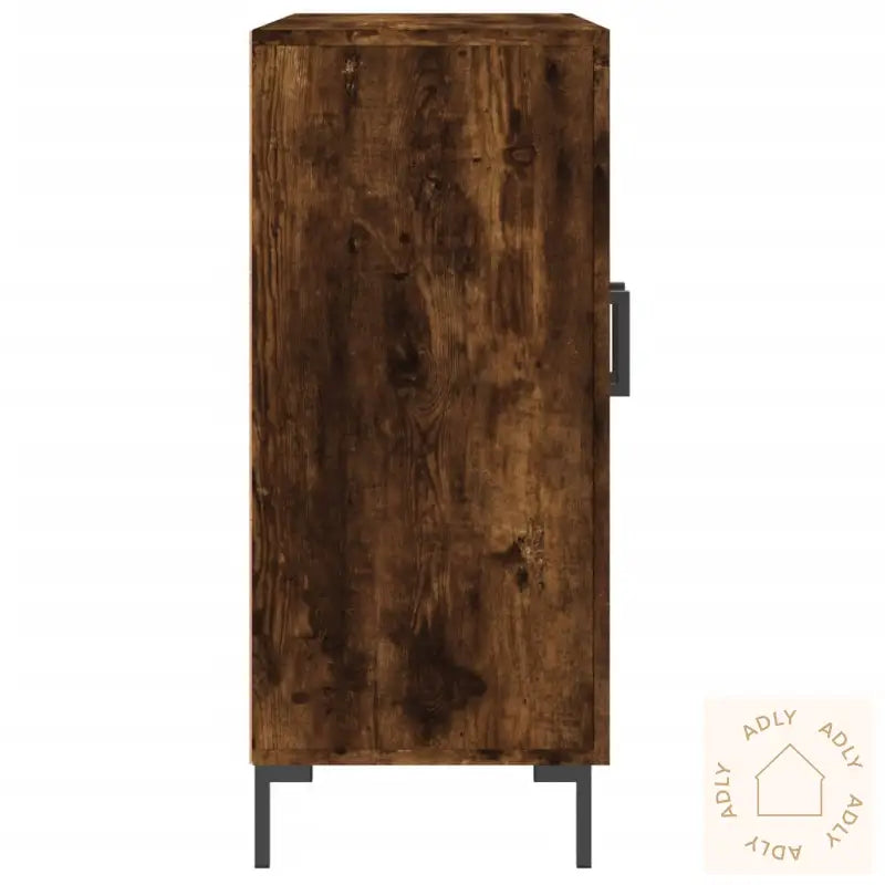 Skjenk Røkt Eik 90X34X80 Cm Konstruert Tre