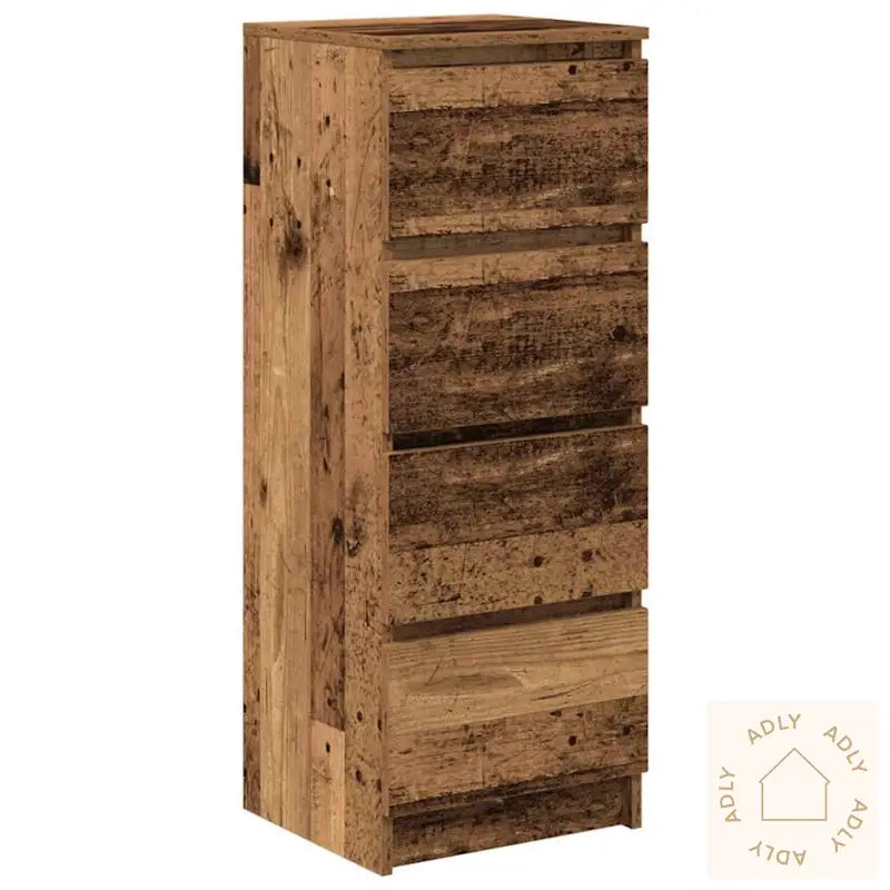 Skjenk Gammelt Tre 37,5X35X99 Cm Konstruert Tre