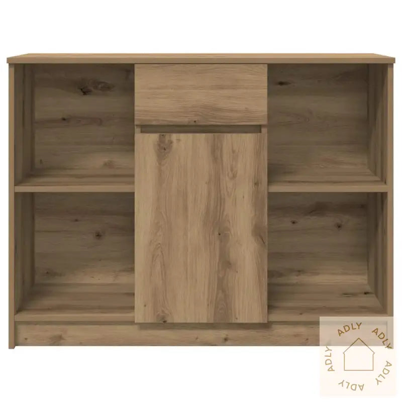 Skjenk Med 6 Skuffer Artisan Eik 101X35X76 Cm Konstruert Tre