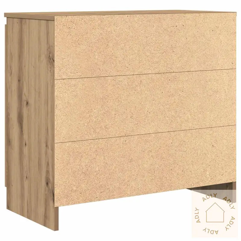 Skjenk Med Skuff Artisan Eik 71X35X65 Cm Konstruert Tre