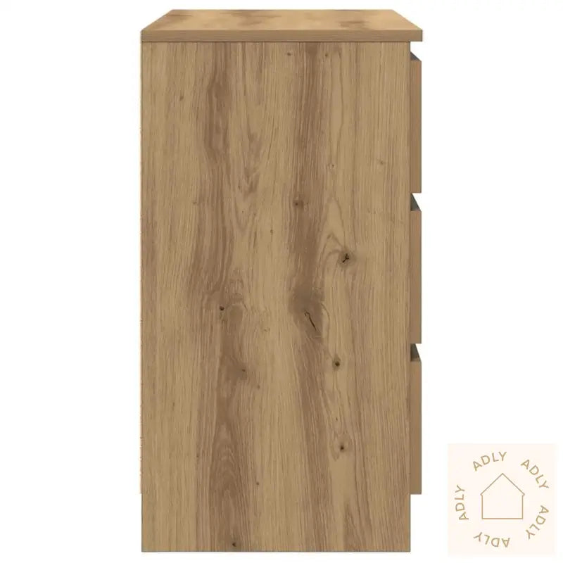 Skjenk Med Skuff Artisan Eik 71X35X65 Cm Konstruert Tre