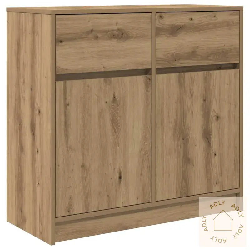 Skjenk Med Skuff Artisan Eik 80X34X76 Cm Konstruert Tre