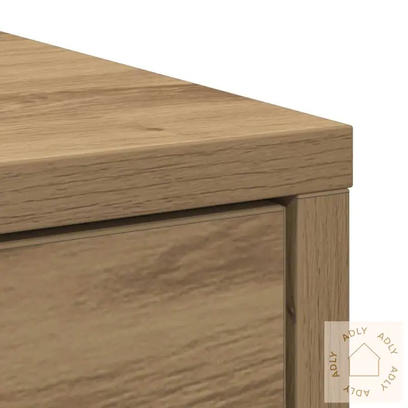 Skjenk Med Skuff Artisan Eik 80X34X76 Cm Konstruert Tre