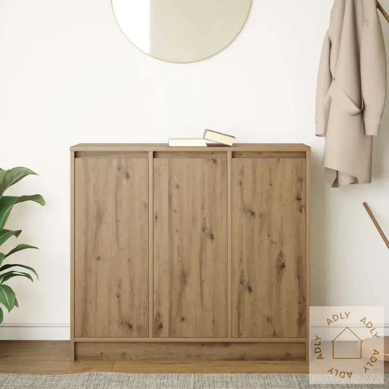 Skjenk Artisan Eik 85X34X76 Cm Konstruert Tre