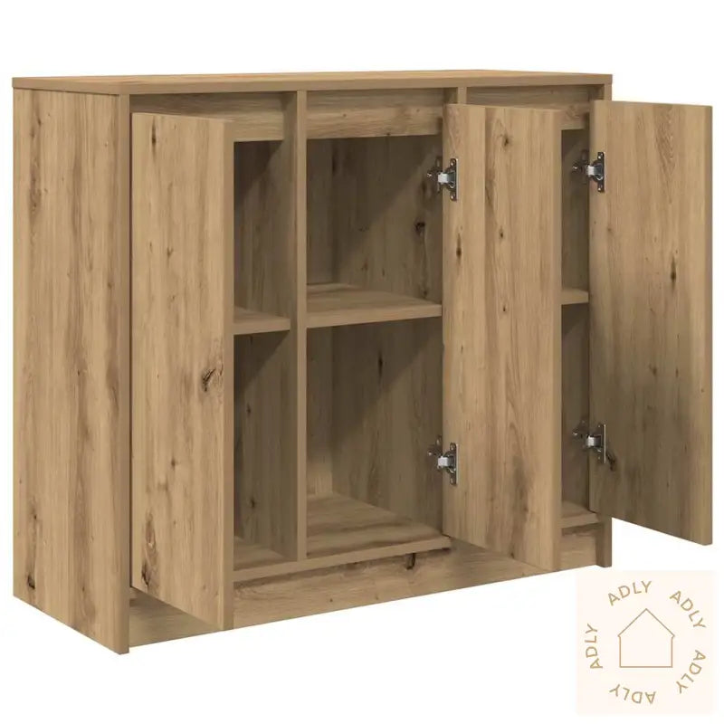Skjenk Artisan Eik 85X34X76 Cm Konstruert Tre