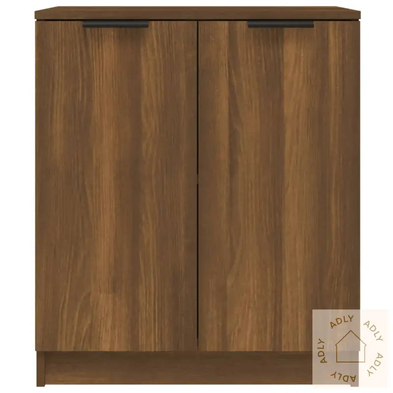 Skjenker 2 Stk Brun Eik 60X30X70 Cm Konstruert Tre
