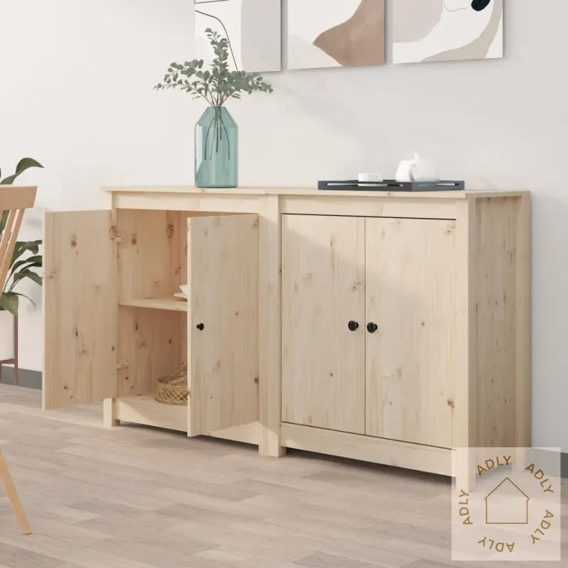 Skjenker 2 Stk 70X35X80 Cm Heltre Furu