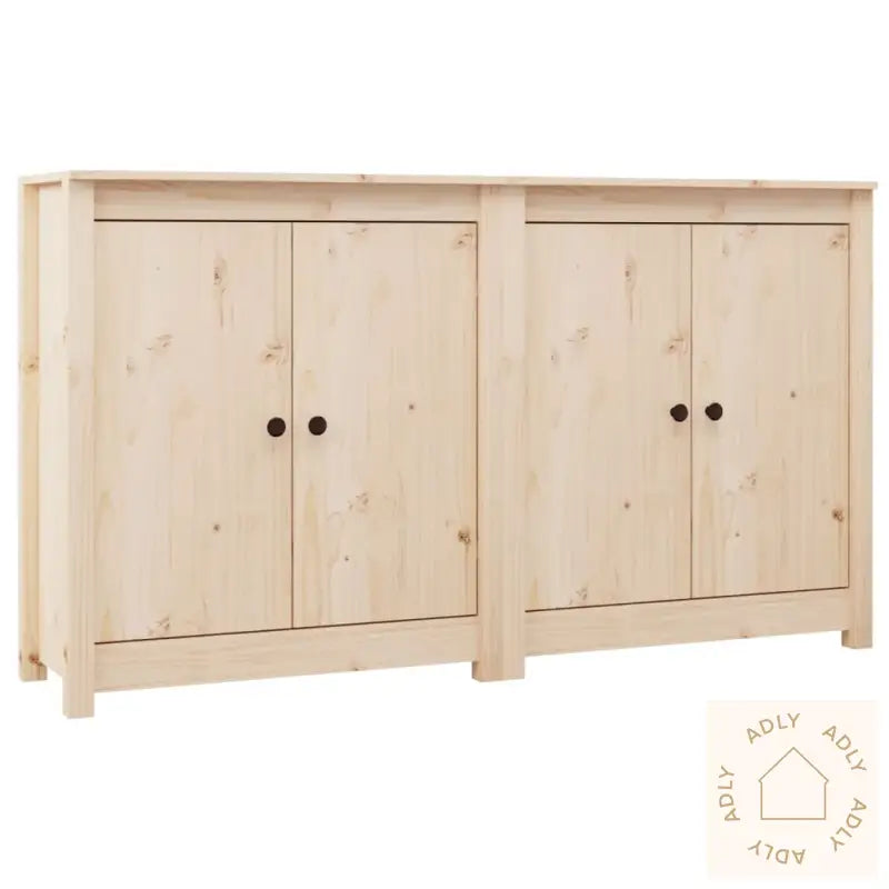 Skjenker 2 Stk 70X35X80 Cm Heltre Furu