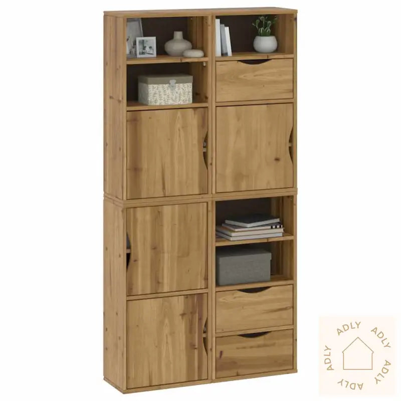 Sideskap 4 Stk Odda 40X24X79 Cm Heltre Furu