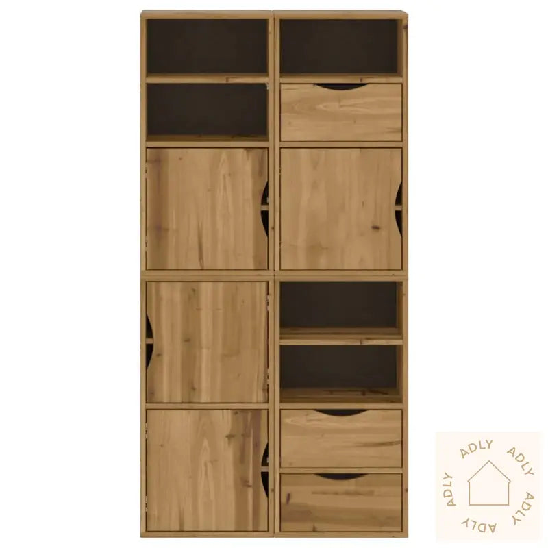 Sideskap 4 Stk Odda 40X24X79 Cm Heltre Furu