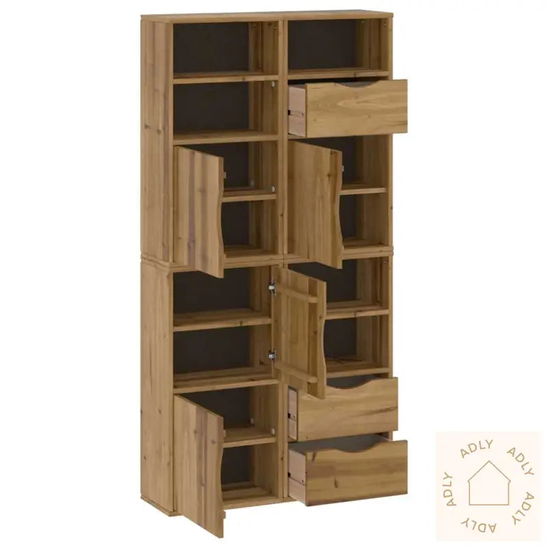 Sideskap 4 Stk Odda 40X24X79 Cm Heltre Furu