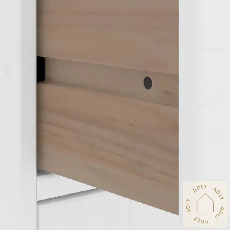 Sideskap 6 Stk Odda Hvit 40X24X79 Cm Heltre Furu
