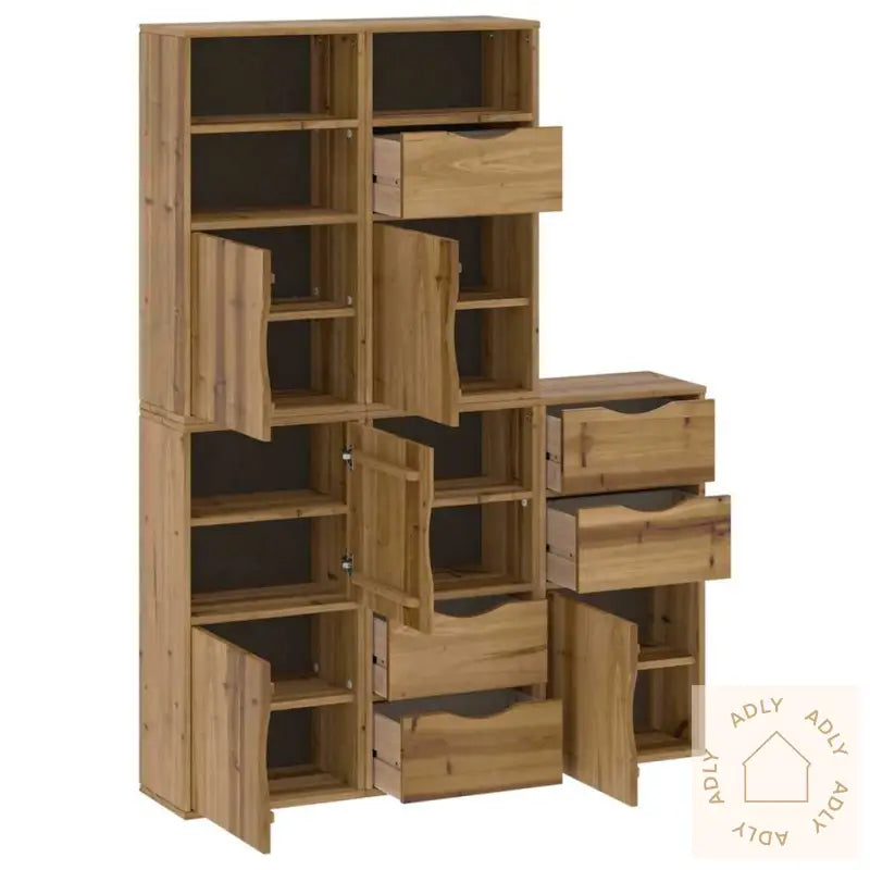 Sideskap 5 Stk Odda 40X24X79 Cm Heltre Furu