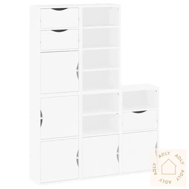 Sideskap 5 Stk Odda Hvit 40X24X79 Cm Heltre Furu