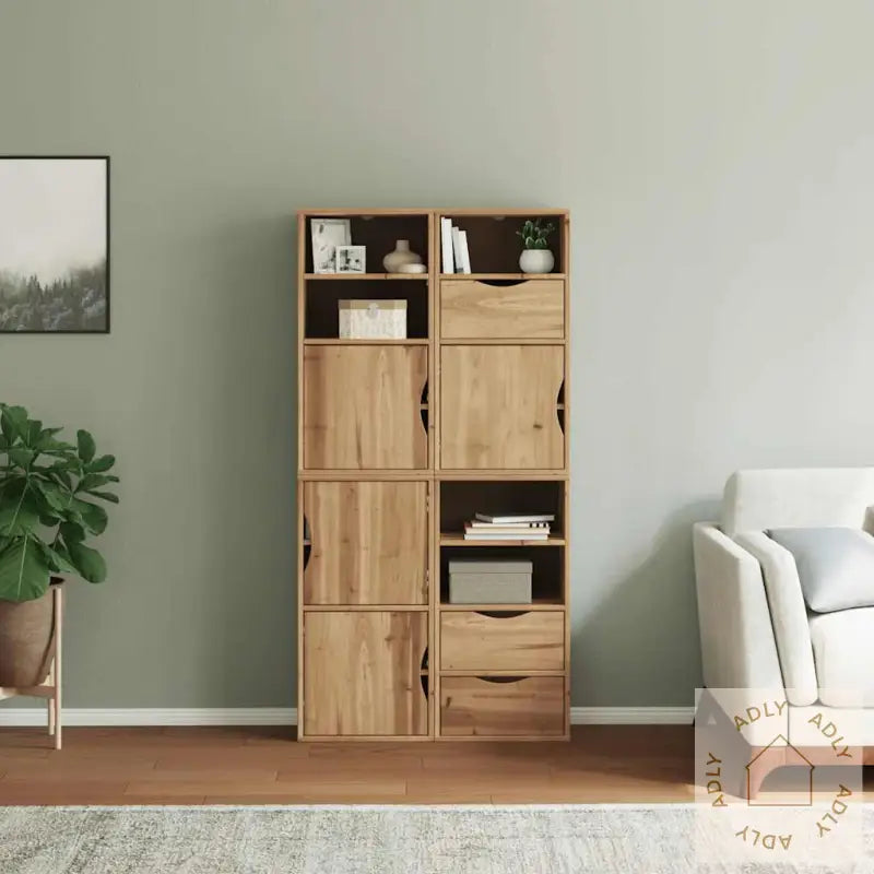Sideskap 4 Stk Odda 40X24X79 Cm Heltre Furu