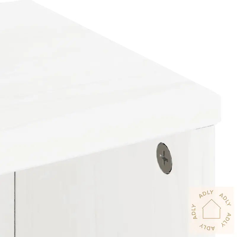 Sideskap 5 Stk Odda Hvit 40X24X79 Cm Heltre Furu