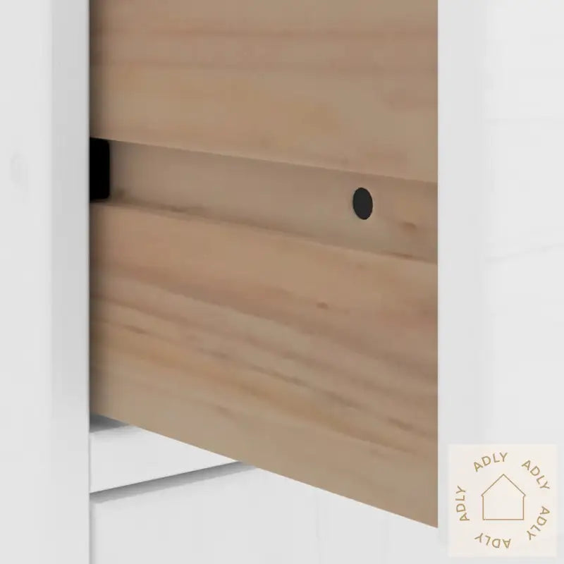 Sideskap 5 Stk Odda Hvit 40X24X79 Cm Heltre Furu
