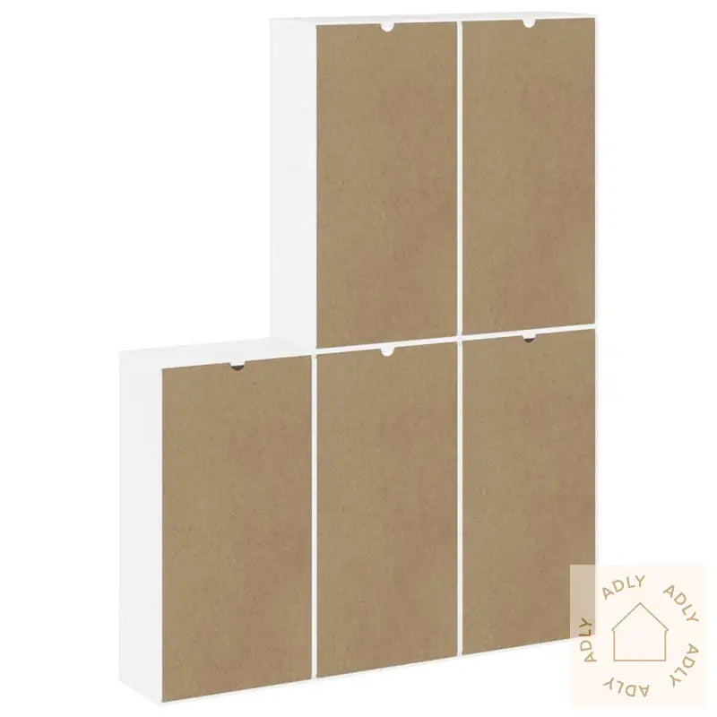 Sideskap 5 Stk Odda Hvit 40X24X79 Cm Heltre Furu