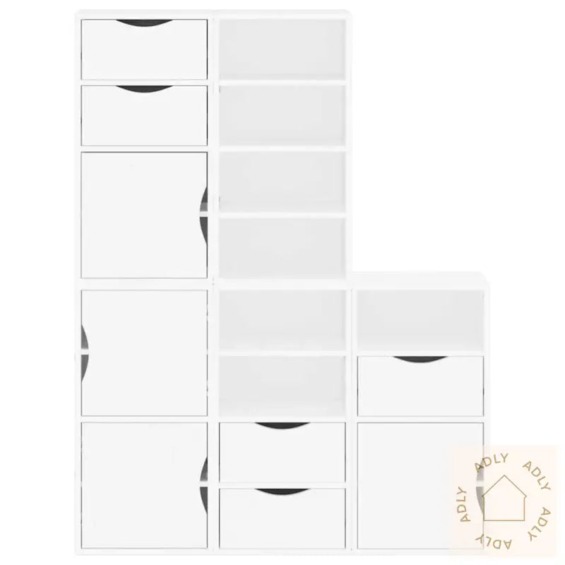 Sideskap 5 Stk Odda Hvit 40X24X79 Cm Heltre Furu