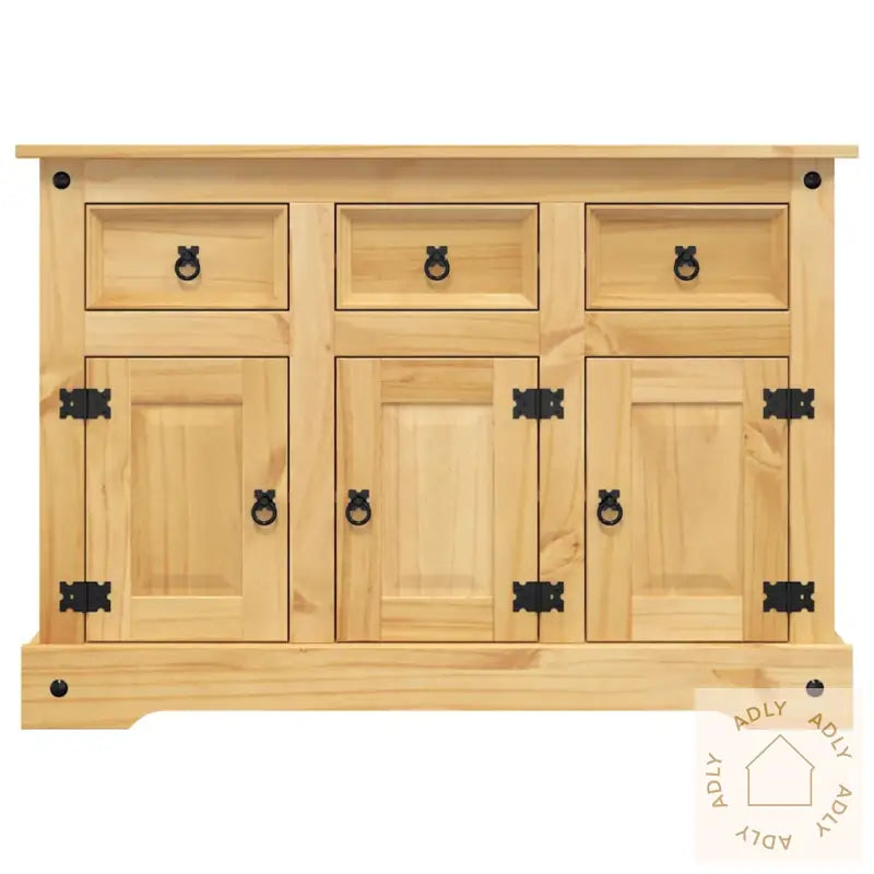 Bokhylle Corona Brun 112X44X78 Cm Heltre Meksikansk Furu
