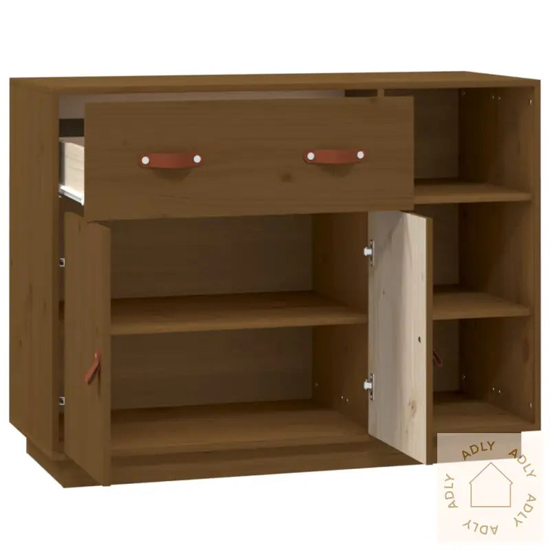 Skjenk Honningbrun 98,5X40X75 Cm Heltre Furu