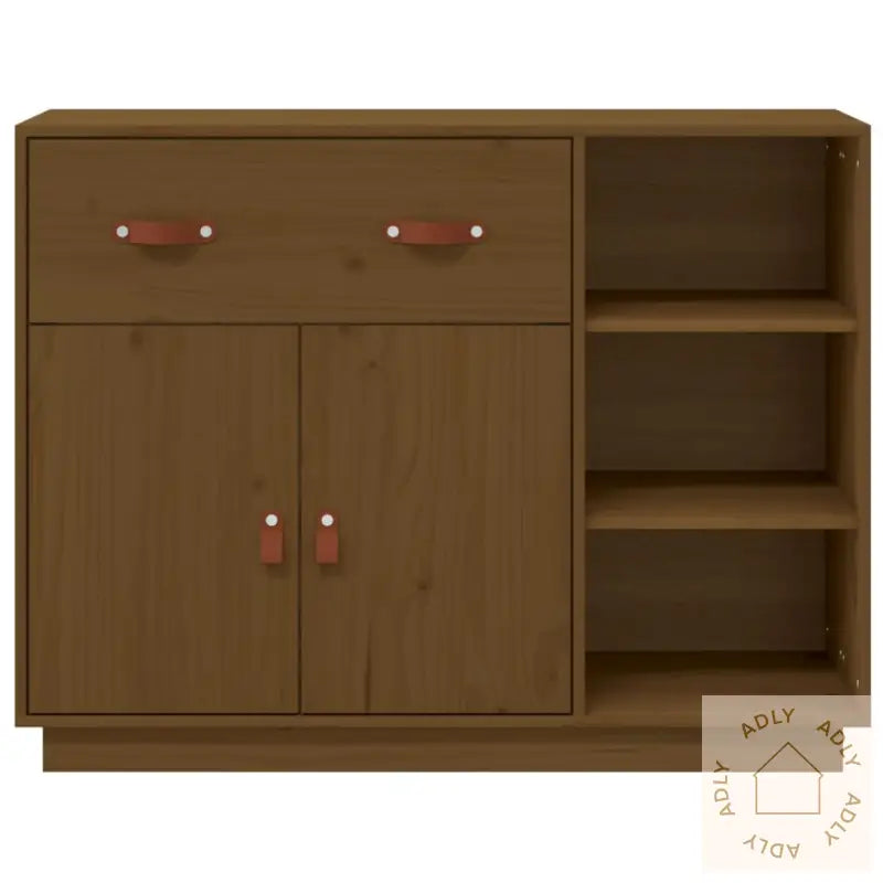 Skjenk Honningbrun 98,5X40X75 Cm Heltre Furu