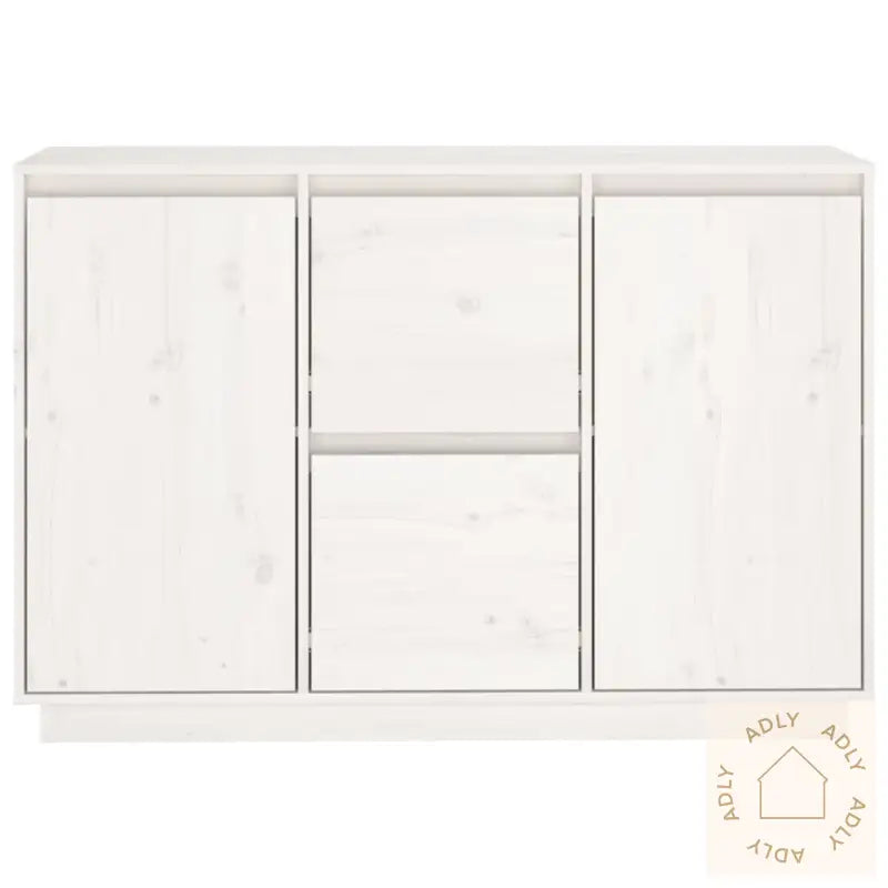 Skjenk Hvit 111X34X75 Cm Heltre Furu