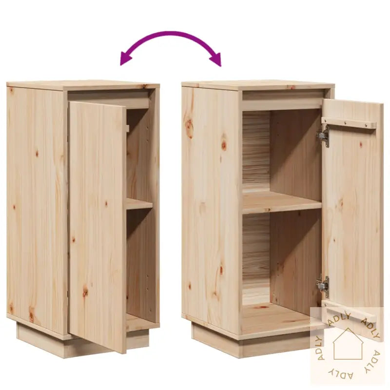 Skjenker 2 Stk 31,5X34X75 Cm Heltre Furu