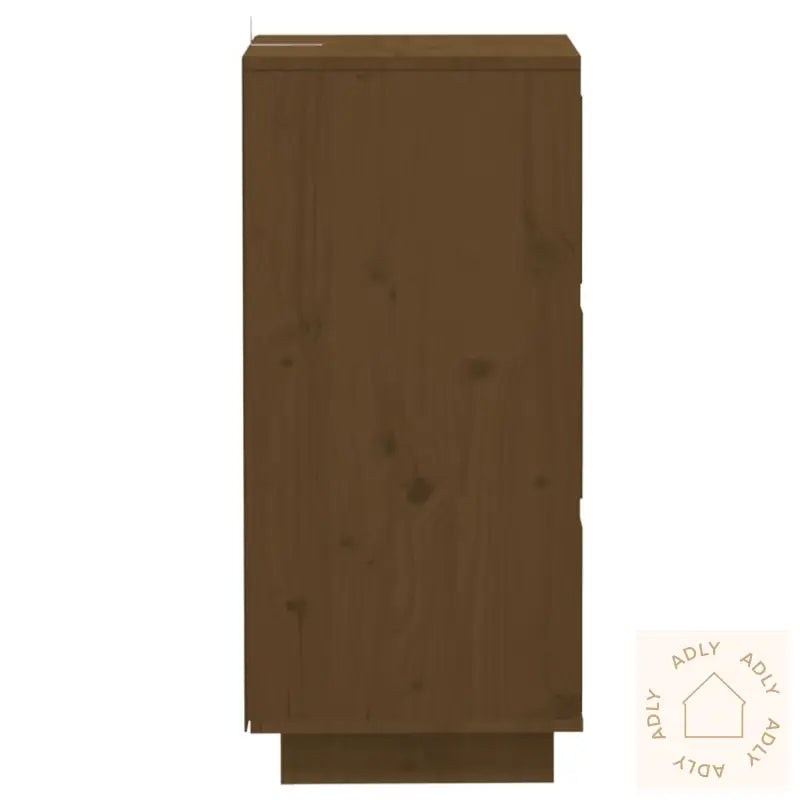 Skjenk 2 Stk Honningbrun 32X34X75 Cm Heltre Furu