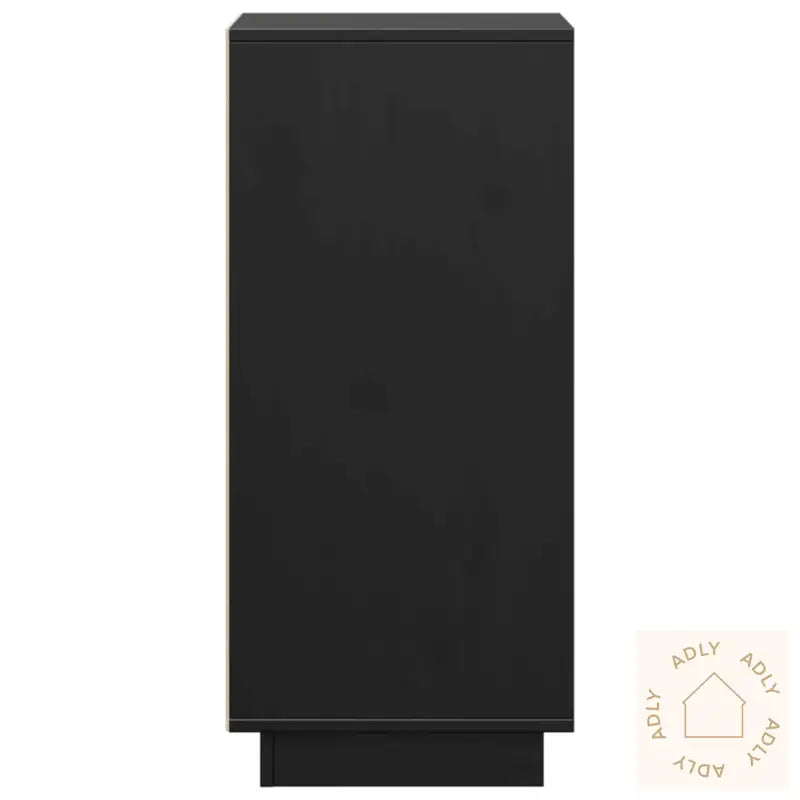 Skjenker 2 Stk Svart 31,5X34X75 Cm Heltre Furu