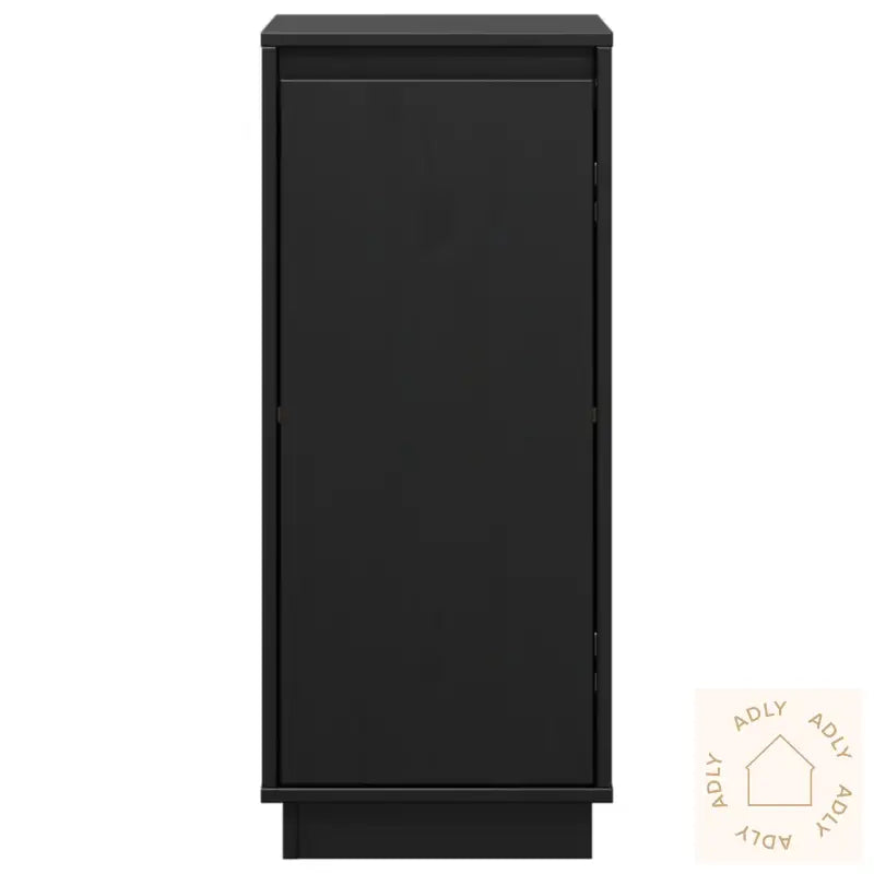 Skjenker 2 Stk Svart 31,5X34X75 Cm Heltre Furu