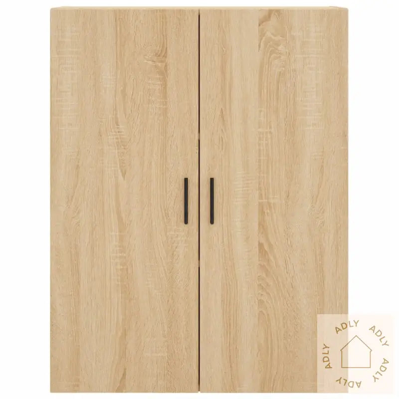 Veggskap 2 Stk Sonoma Eik 69,5X34X90 Cm