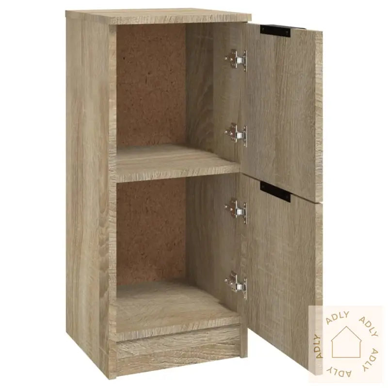 Skjenker 2 Stk Sonoma Eik 30X30X70 Cm Konstruert Tre