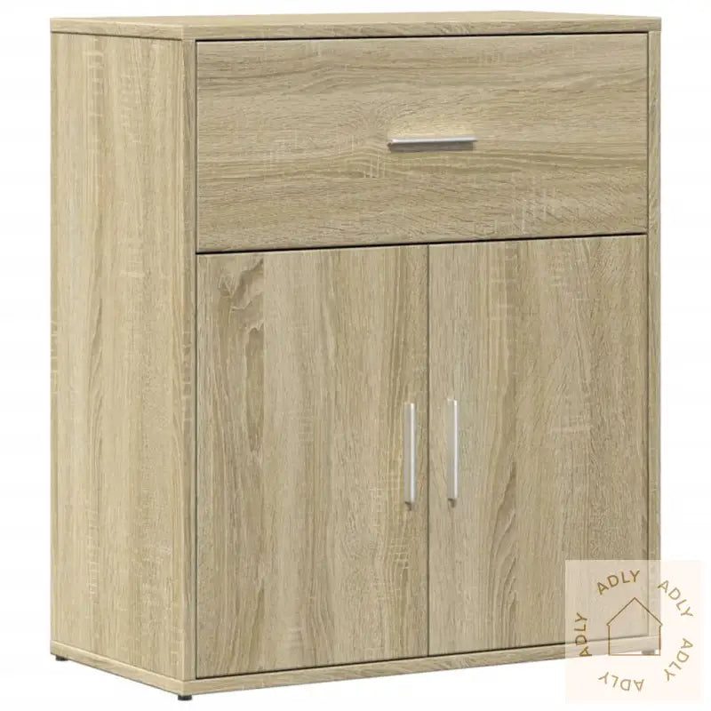 Skjenker 2 Sonoma Eik 60X31X70 Cm Konstruert Tre