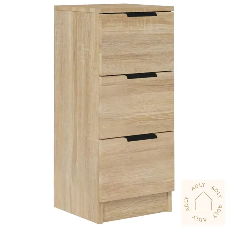 Skjenk Sonoma Eik 30X30X70 Cm Konstruert Tre