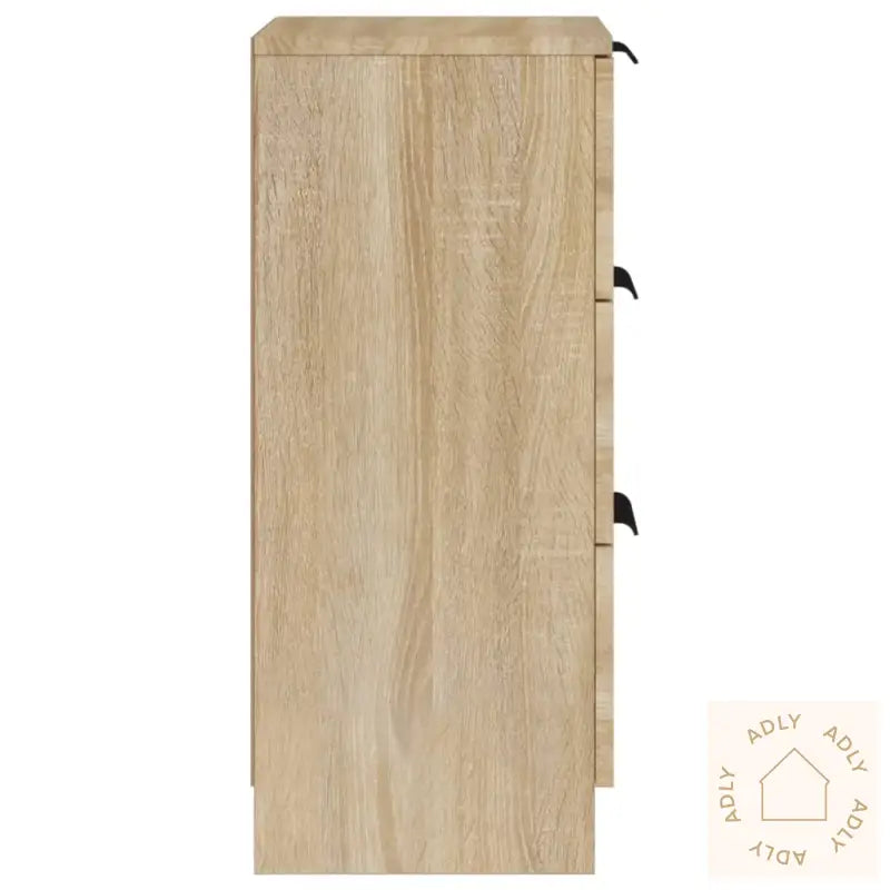 Skjenk Sonoma Eik 30X30X70 Cm Konstruert Tre