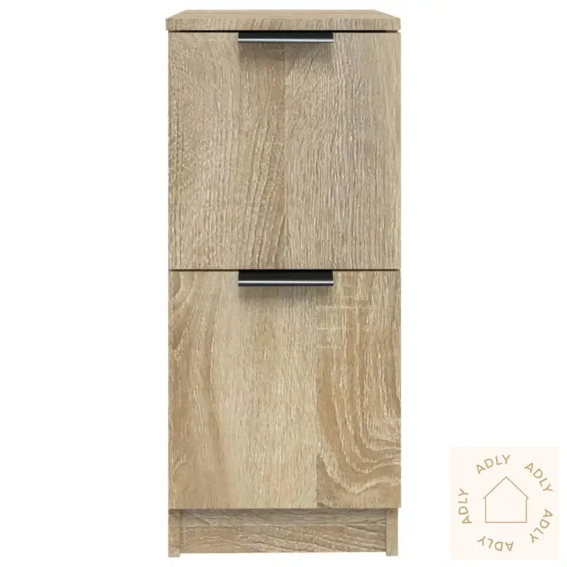 Skjenker 2 Stk Sonoma Eik 30X30X70 Cm Konstruert Tre
