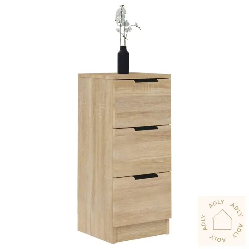 Skjenk Sonoma Eik 30X30X70 Cm Konstruert Tre