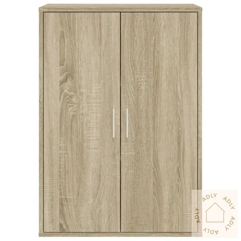Skjenker 2 Stk Sonoma Eik 60X31X84 Cm Konstruert Tre