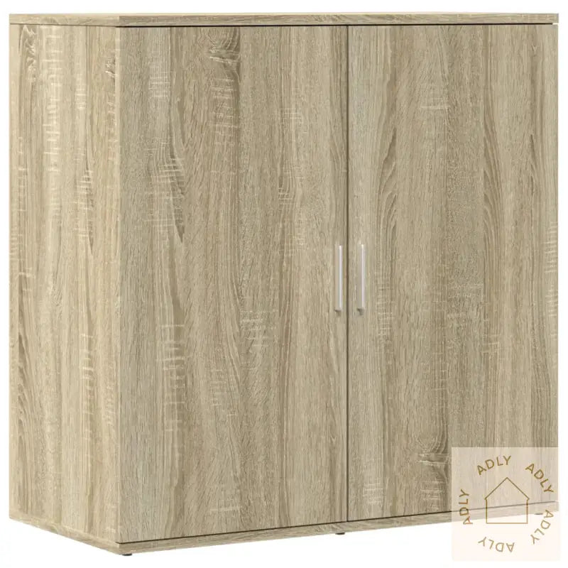 Skjenker 2 Stk Sonoma Eik 79X38X80 Cm Konstruert Tre